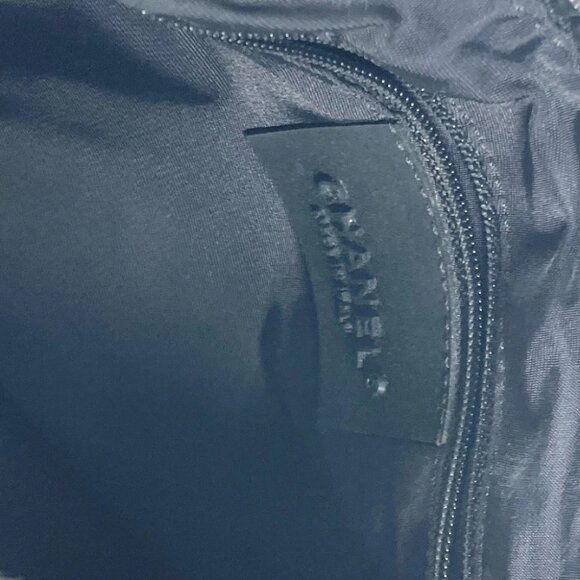 CHANEL Sports CC CC Mark logo bag Shoulder Bag rubber Black/White - Picture 12 of 15